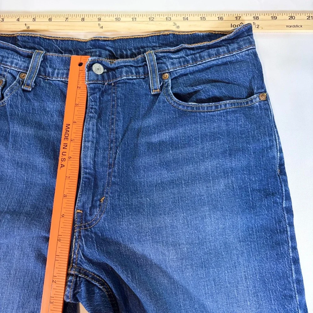 Levis 541 Athletic Taper Mens Jeans 38x32 Medium Wash Blue Stretch Denim Pants